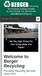 Mobile Screenshot of bergerrecycling.com